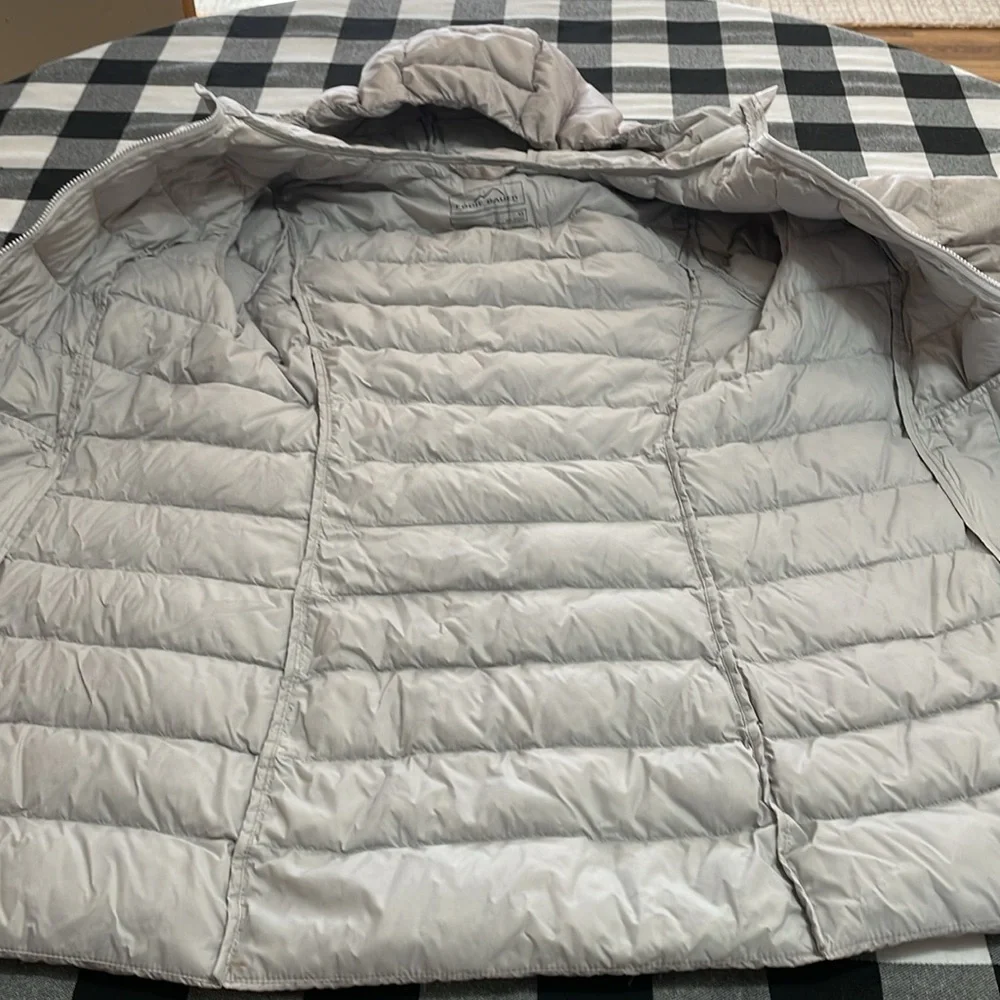 Eddie Bauer EB 650 Down Hooded Packable Quilted Puffer Jacket Coat Size XS